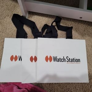 3 Small Watch Station Bags